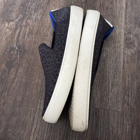 Rothy size 8 the original slip on sneaker tennis shoe Leopard print *Crack - Picture 6 of 11